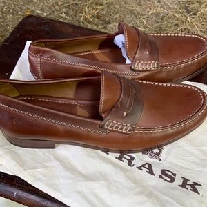 Trask leather loafers